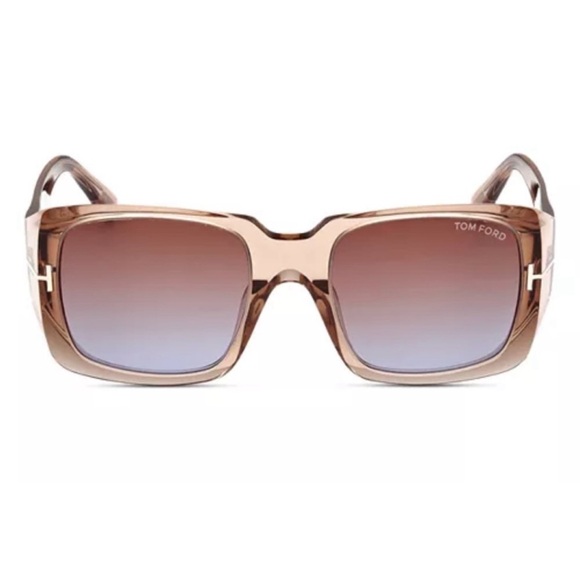 Tom Ford RYDER-02 FT 1035 Shiny Transparent
Shaded Sunglasses NWT $300